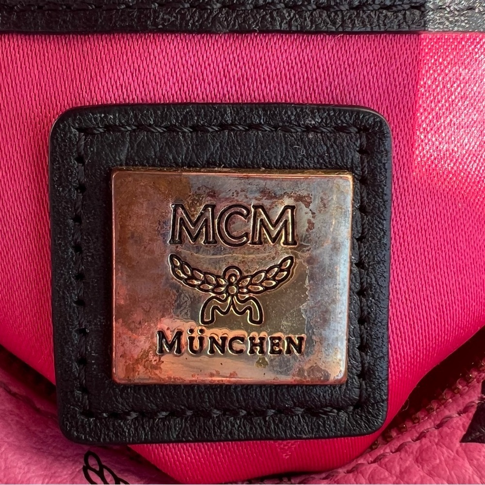 MCM Visetos Pink Crossbody Bag - Picture 11 of 14
